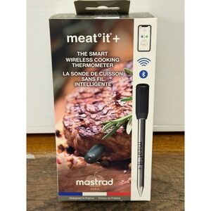 Mastrad Meat‎ It Plus Wireless Cooking Thermometer Unisex OS Black